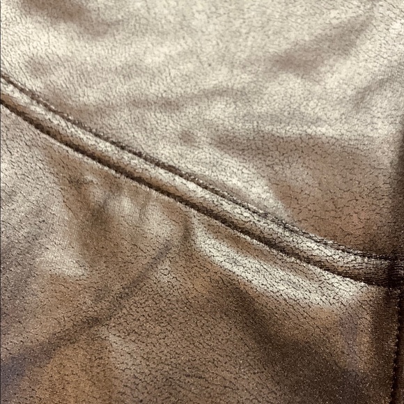 Spanx Black Faux Leather Leggings NWT Large - Picture 4 of 8